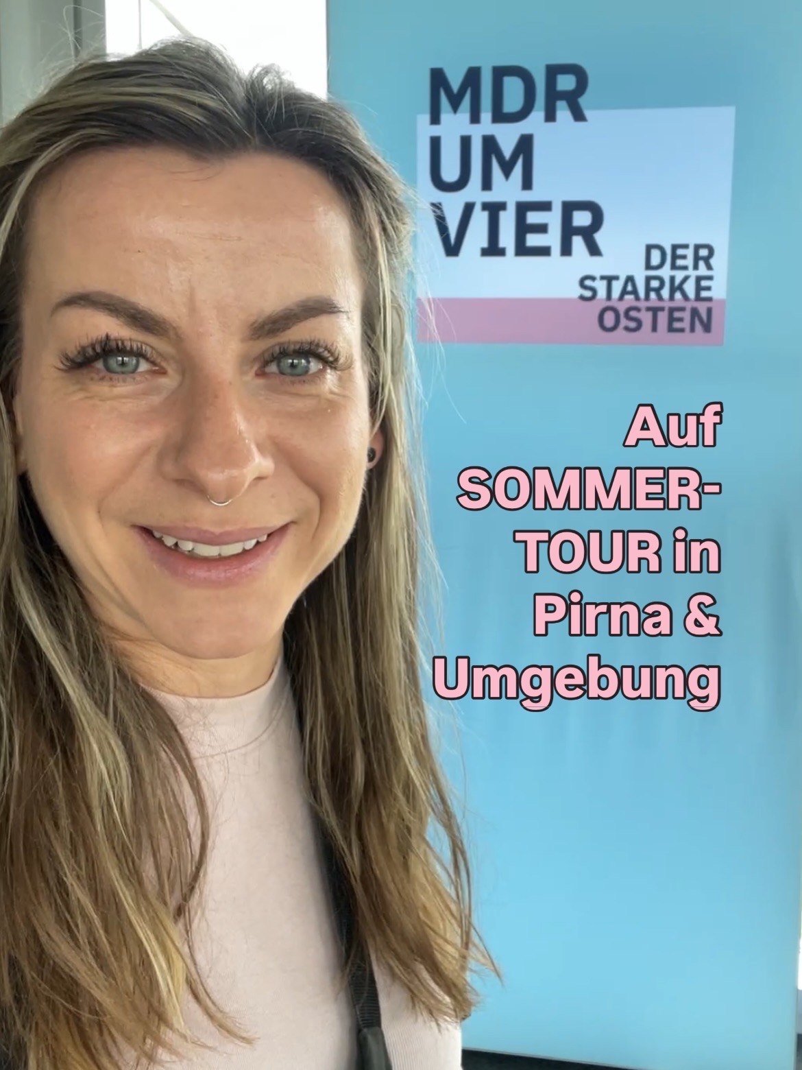 Jenna von Thäne unterwegs auf Sommertour für MDR um Vier